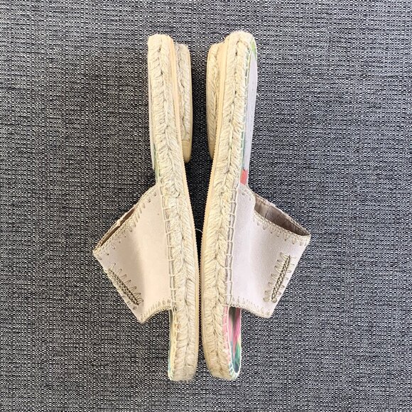 Baretraps Kicker Floral Slide Sandals - Womens 10M - print canvas leather - Picture 10 of 12